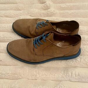 Stacy Adams Brown and Blue Oxford Shoes